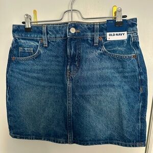 Brand New Old Navy Denim Mini Skirt